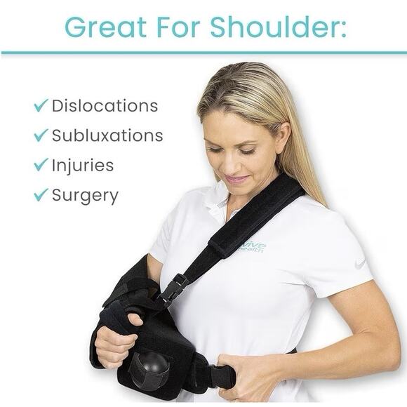 Vive Shoulder Abduction Sling w/ Pillow Immobilizer Left or Right Arm New - Picture 6 of 11